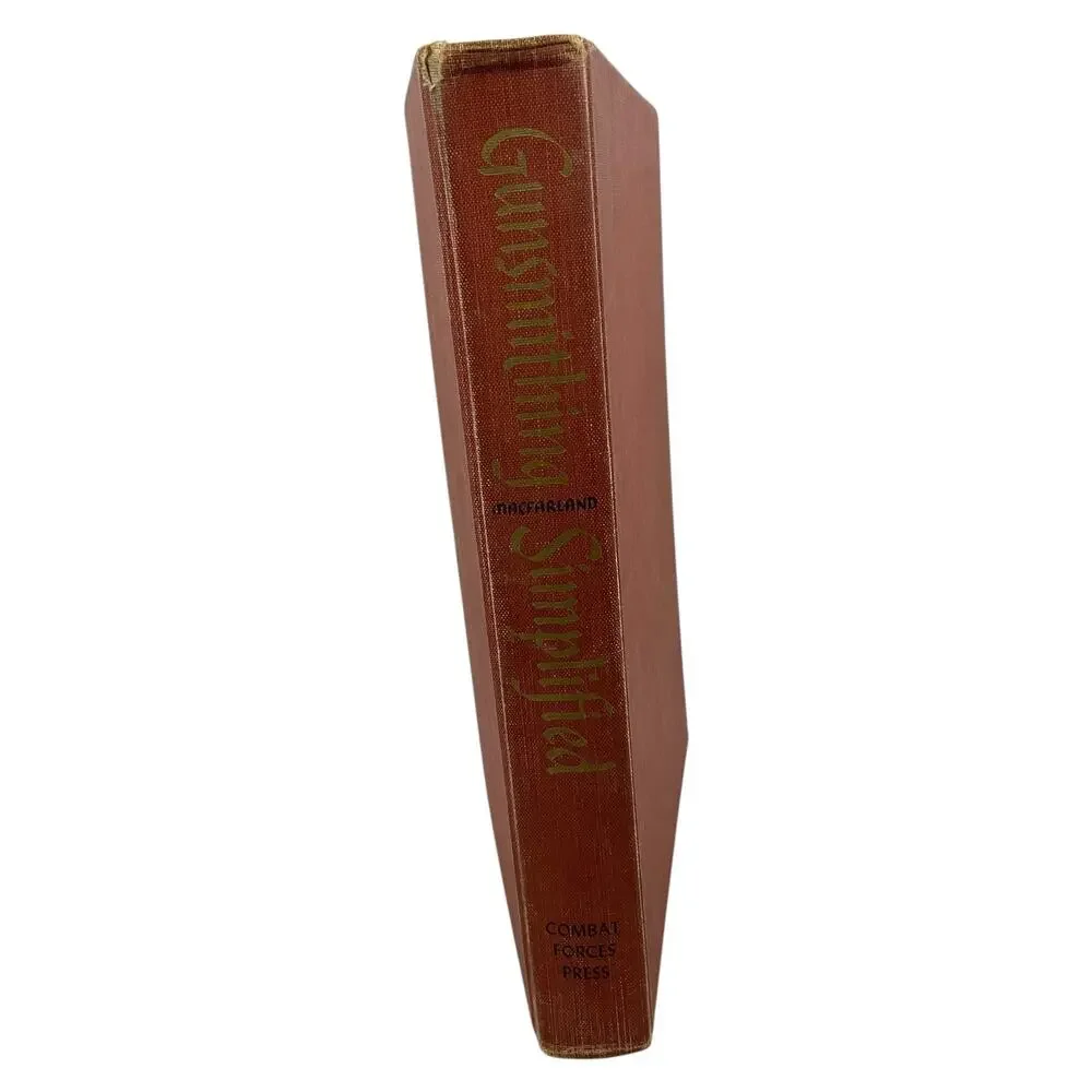 Gunsmithing Simplified Harold MacFarland 1950 Hardcover‎ First Edition